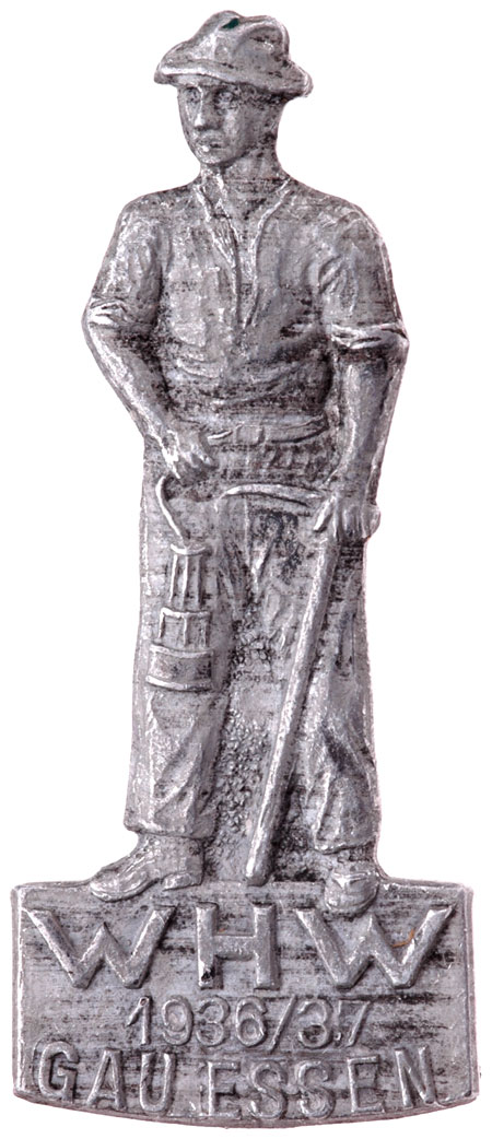 1936/37 WHW Gau Essen Miner Badge